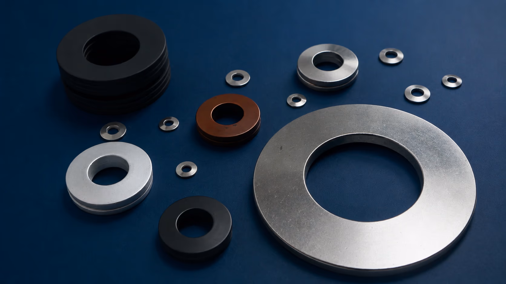 DIN 6796 Disc Washer Supplier | Manufacturer & Wholesale RFQ with blue industrial background