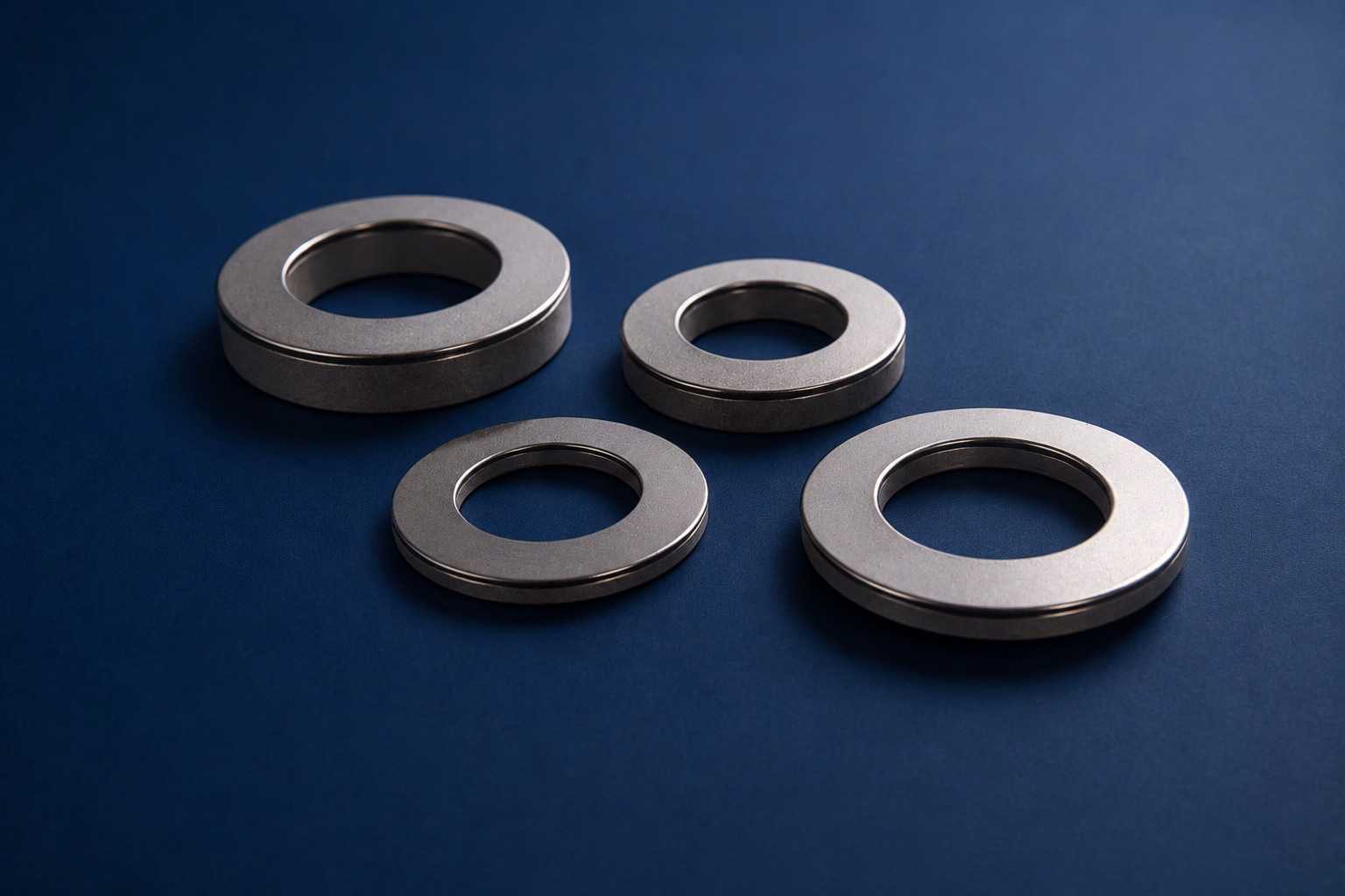 Flange Washers Manufacturer | Live Loading RFQ with blue industrial background